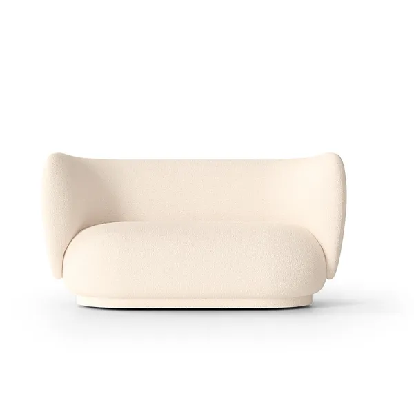 Rico Sofa 2 Seater Wool Boucle Off-white