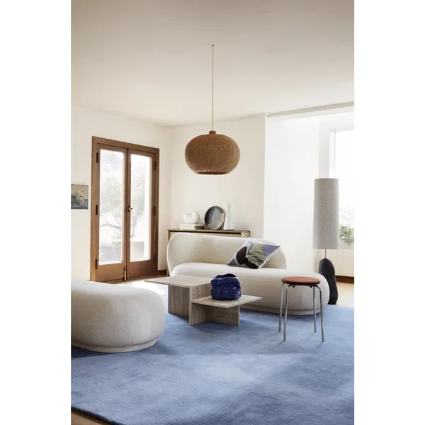 Rico Ottoman Boucle Off-white