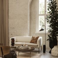 Turn 2 Seater Black Pasadena Sand/ Black
