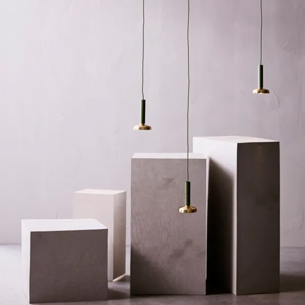 BLEND Hanglamp Wit/Messing
