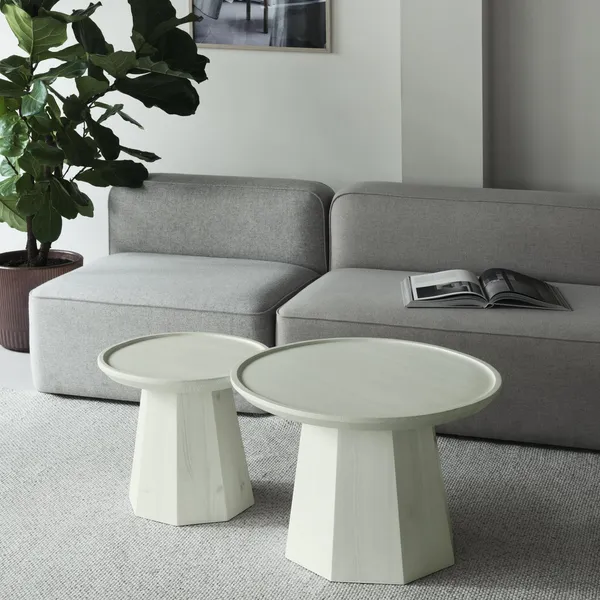 Pine Coffee Table Small Light Green
