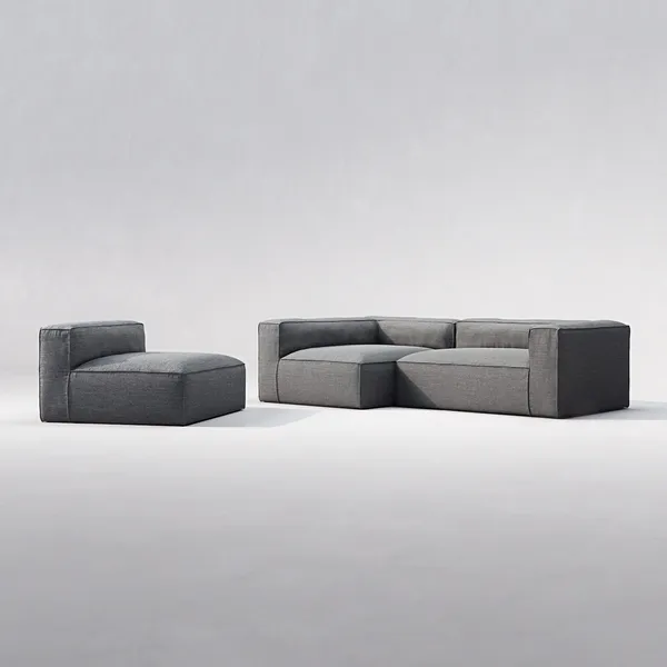 Grand Outdoor Modulsofa Anthrazitgrau