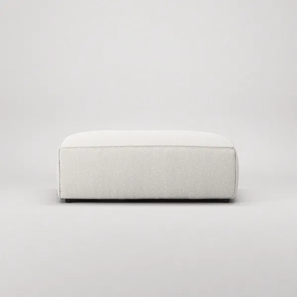Grand Fußhocker Steam/Weiß