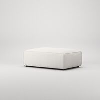 Grand Fußhocker Steam/Weiß