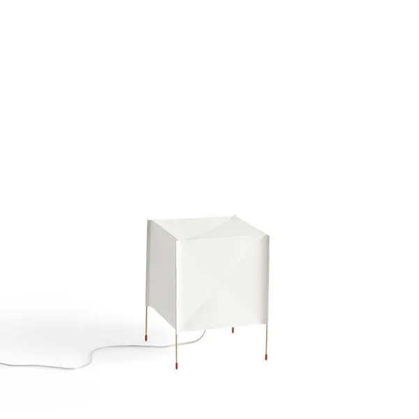 Paper Cube Table Lamp White