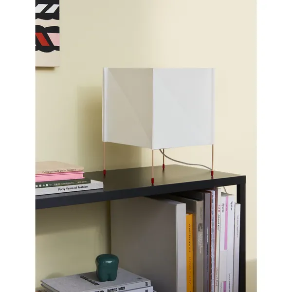 Paper Cube Table Lamp White