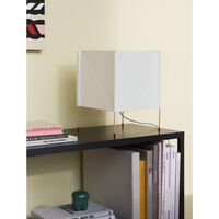 Paper Cube Table Lamp White