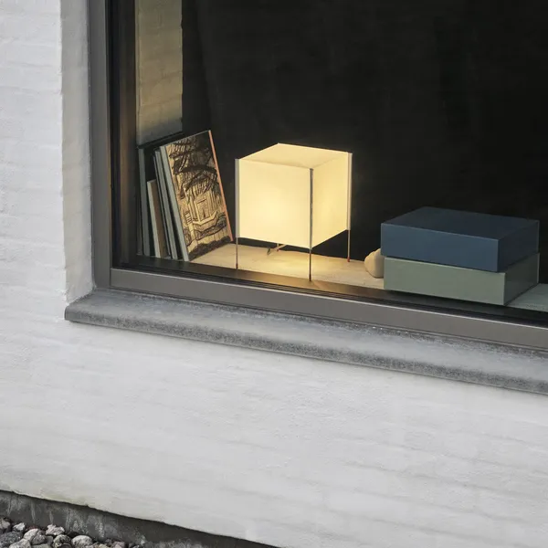 Paper Cube Table Lamp White
