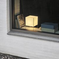 Paper Cube Table Lamp White