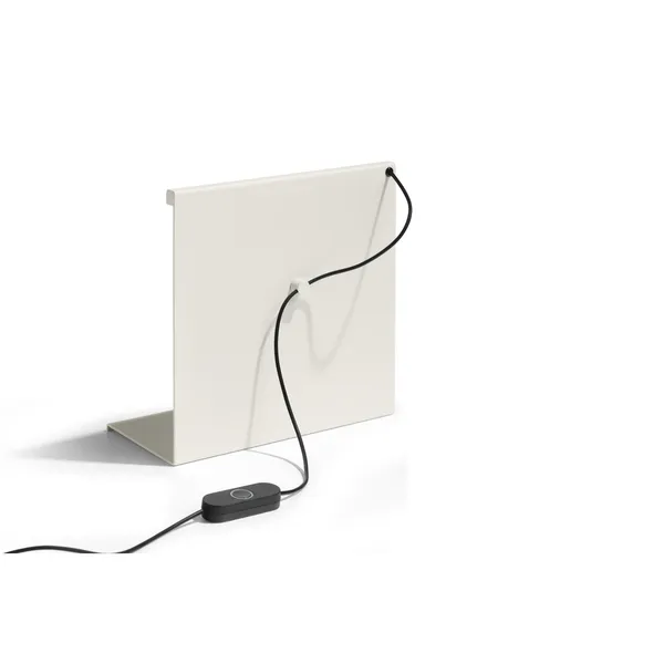 LBM Tischlampe Cremeweiß