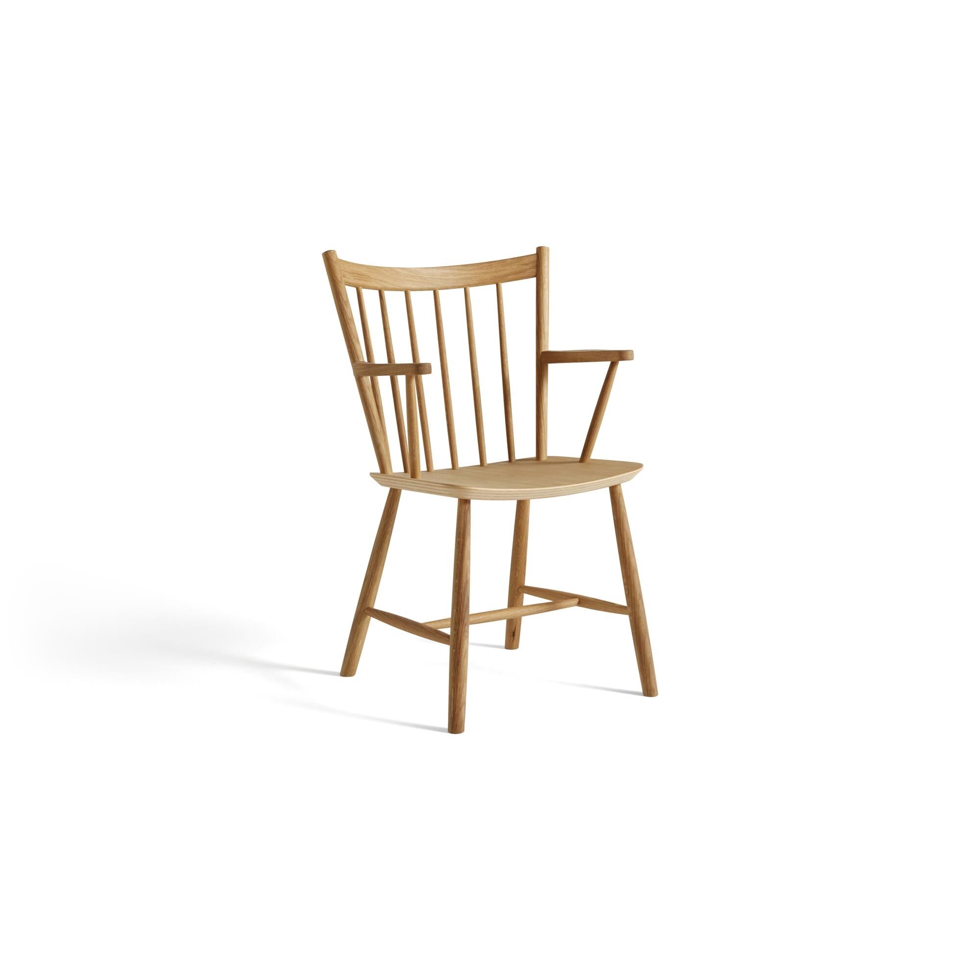J42 Chaise de Salle à Manger Chêne Huilé