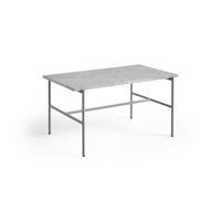 Rebar Coffee Table Small Gray Marble