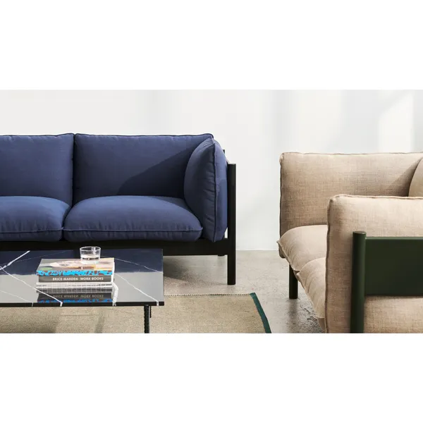 Rebar Coffee Table Small Gray Marble