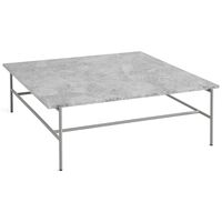 Rebar Coffee Table Large Gray Marble