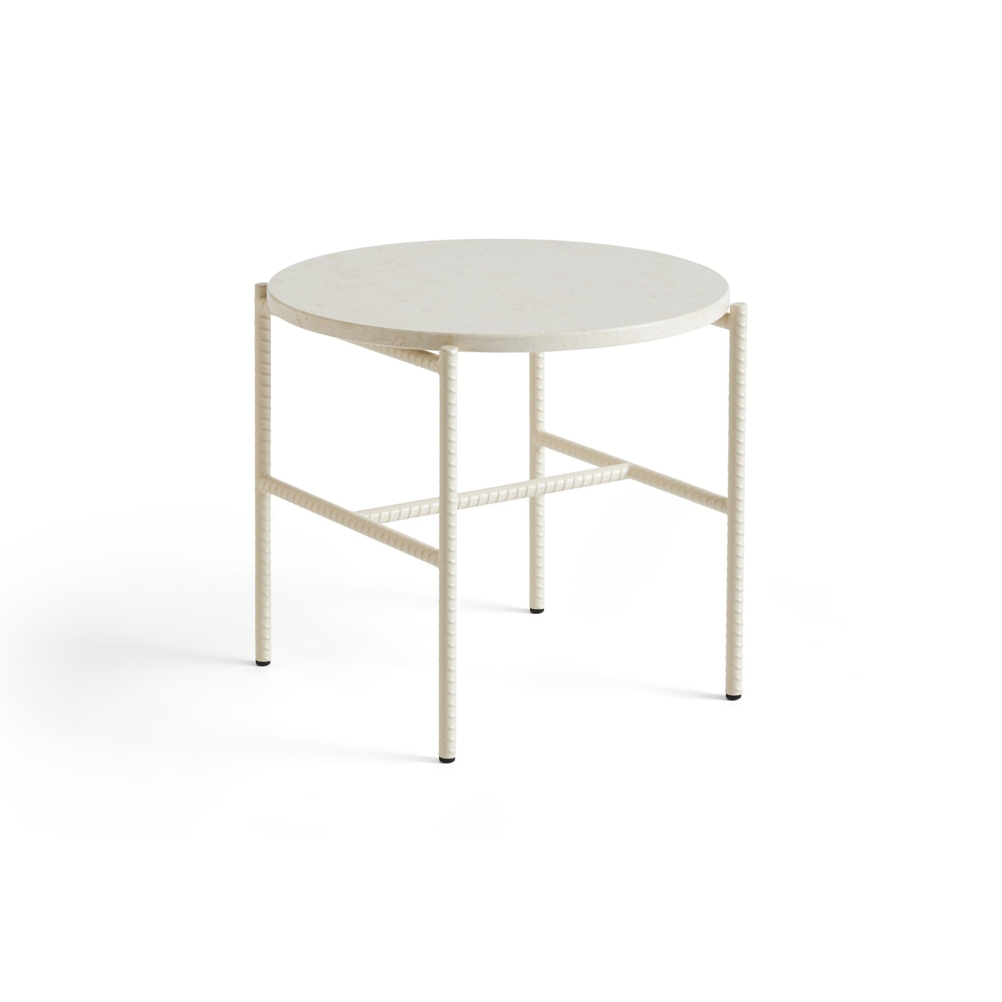 Rebar Sidebord Ø45 Beige Marmor