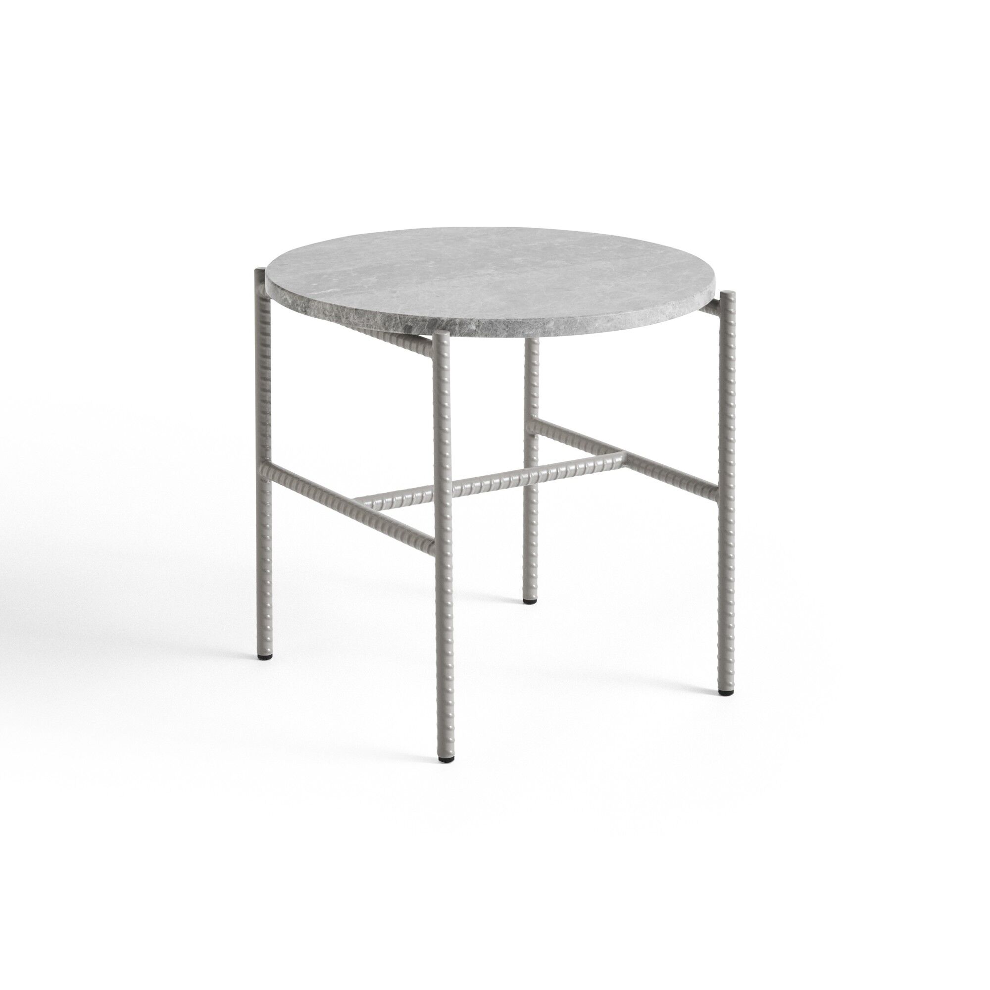 Rebar Sidebord Ø45 Grå Marmor
