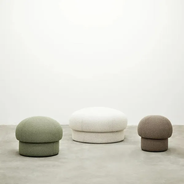 Uno Puff 50 cm Brun