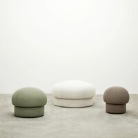 Uno Puff 50 cm Brun