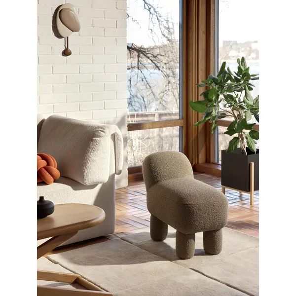 Lulu Pouf Brown