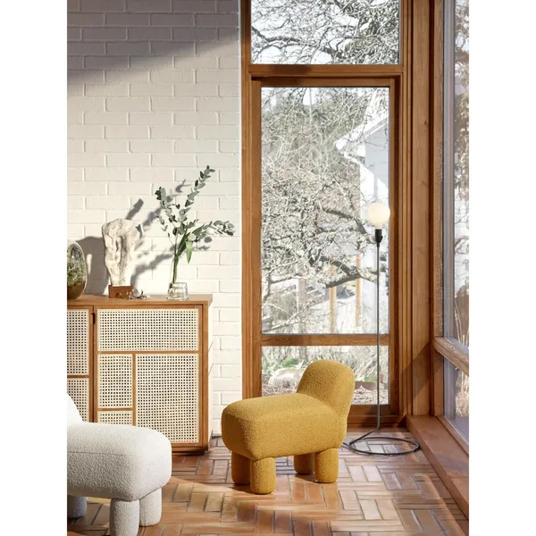 Lulu Pouf Yellow