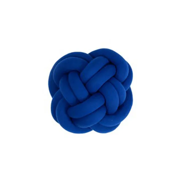 Knotenkissen Blau