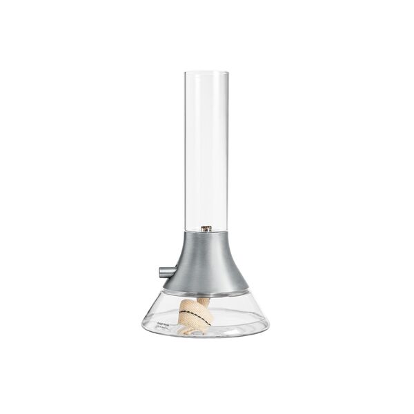 Faro Lampada A Olio di Cherosene Nickel
