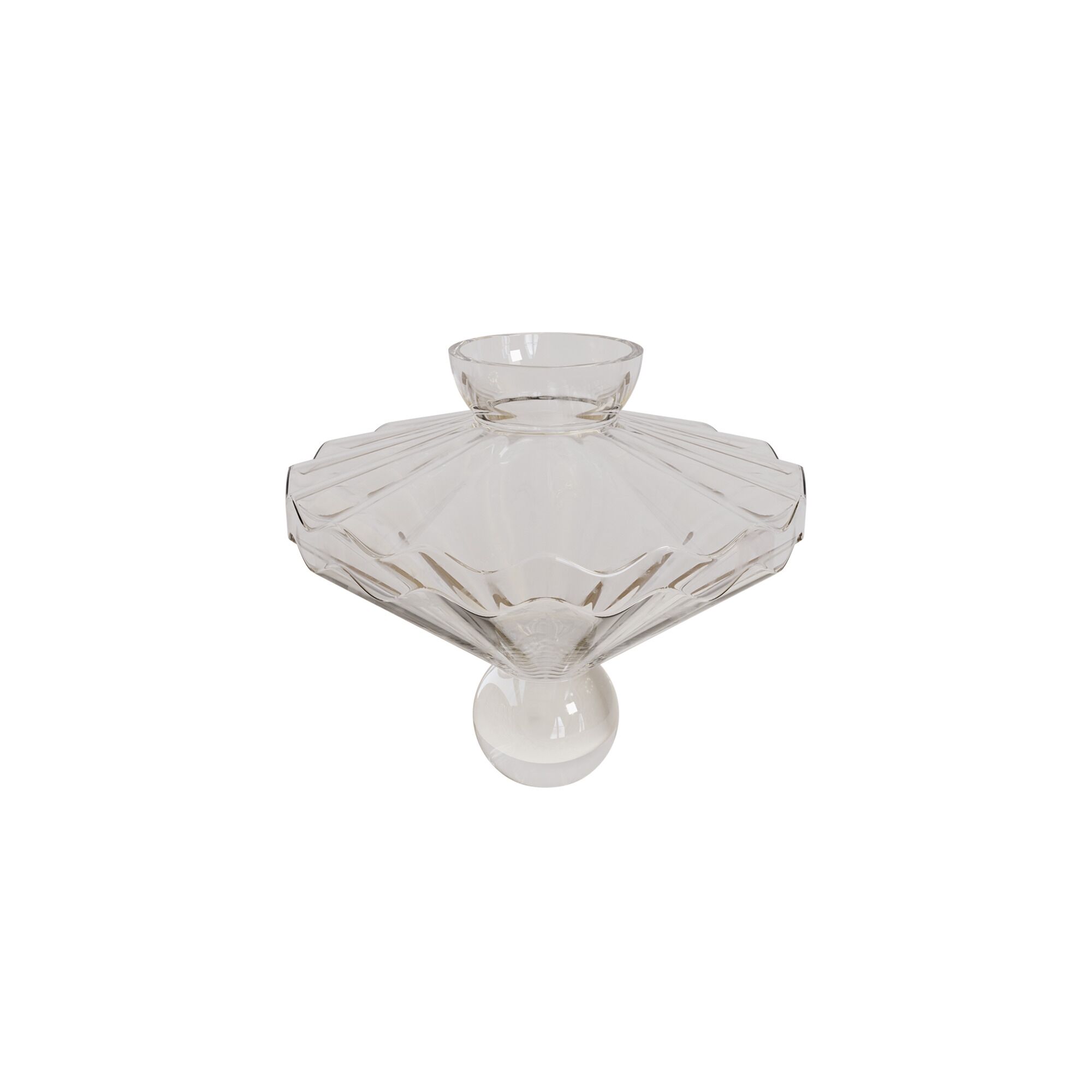 Vase en Verre Transparent Ballerina