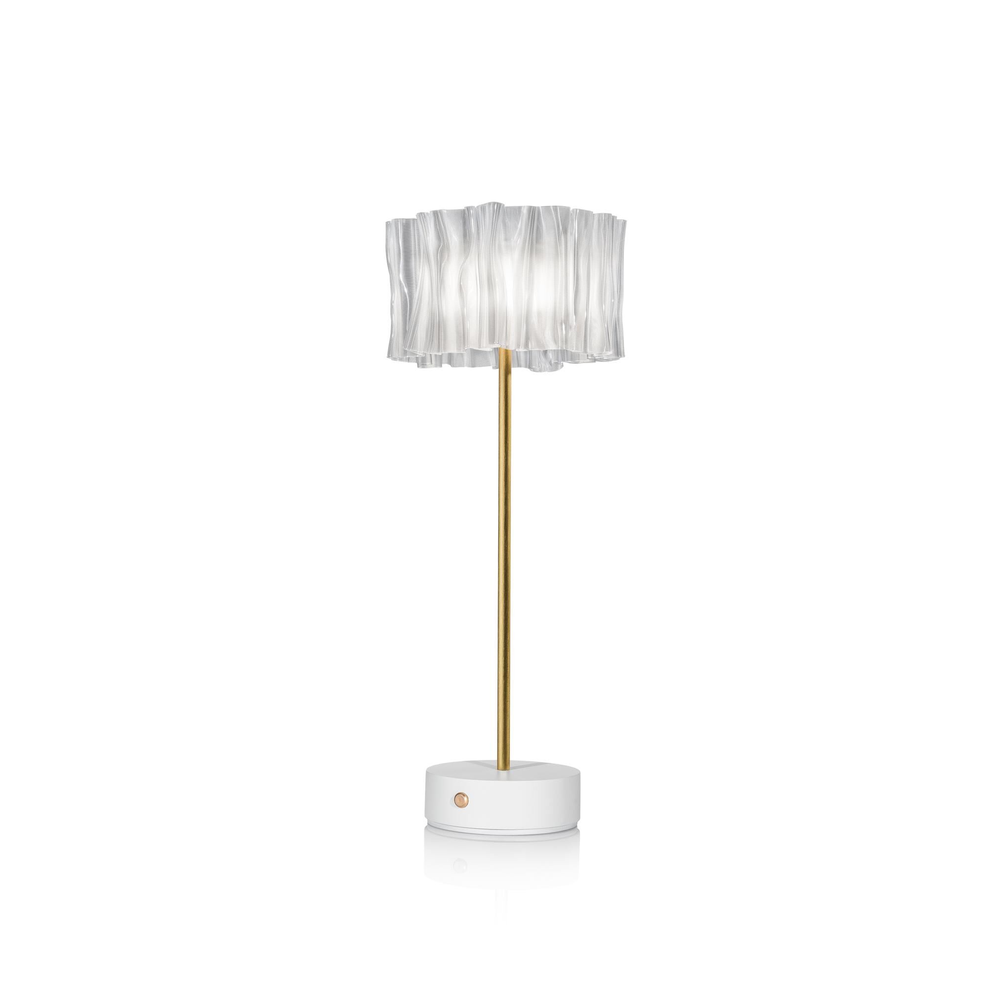 Accordéon Bærbar Lampe Transparent/hvit