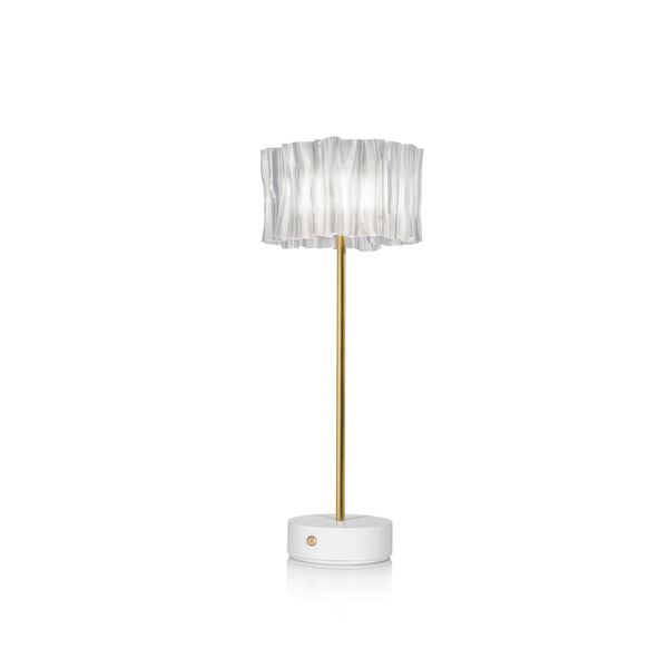 Accordéon Draaglamp Doorzichtig/ Wit