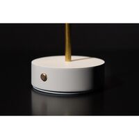 Accordéon Portable Lamp Transparent/White