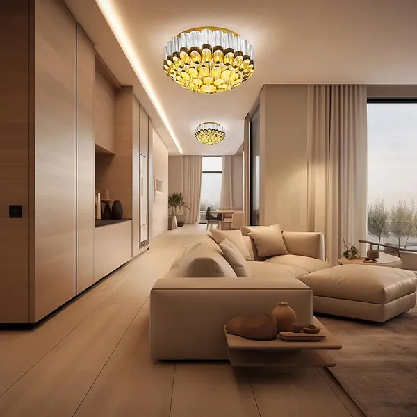 Odeon 65 Loftlampe Guld