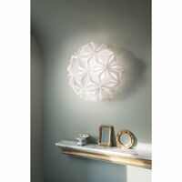 La Vie Wall/ Ceiling Light Medium White