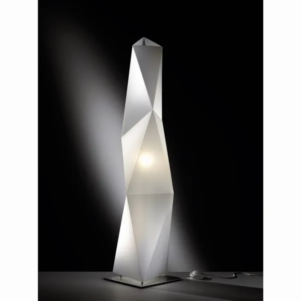 Diamond Vloerlamp Groot Wit