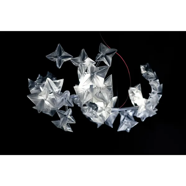 Hanami Pendant Large Transparent/ Transparent Wire