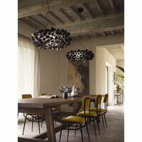 Clizia Mama Non Mama Pendant Black/ Black Wire