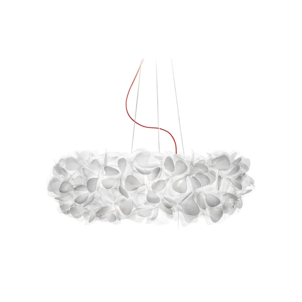 Clizia Mama Non Mama Pendant Large White/ Red Wire