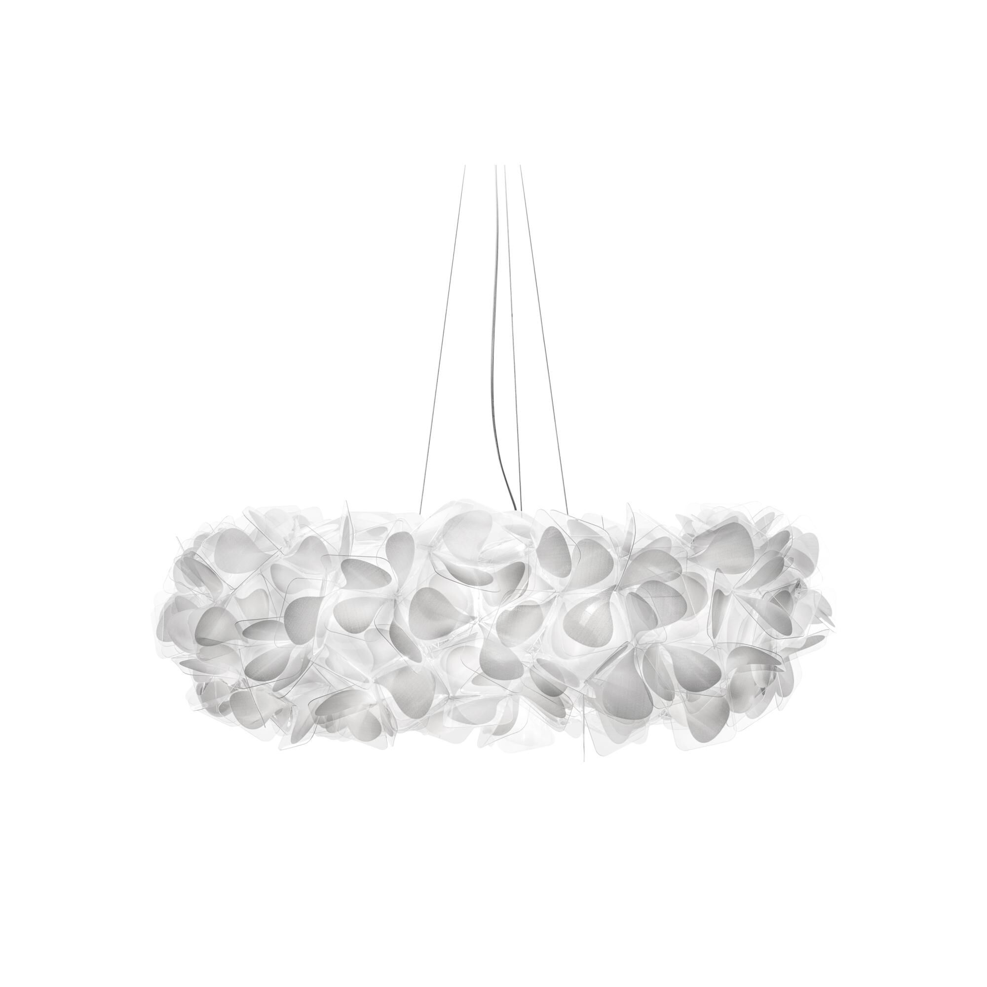 Clizia Mama Non Mama Pendant Large White/ Transparent Wire