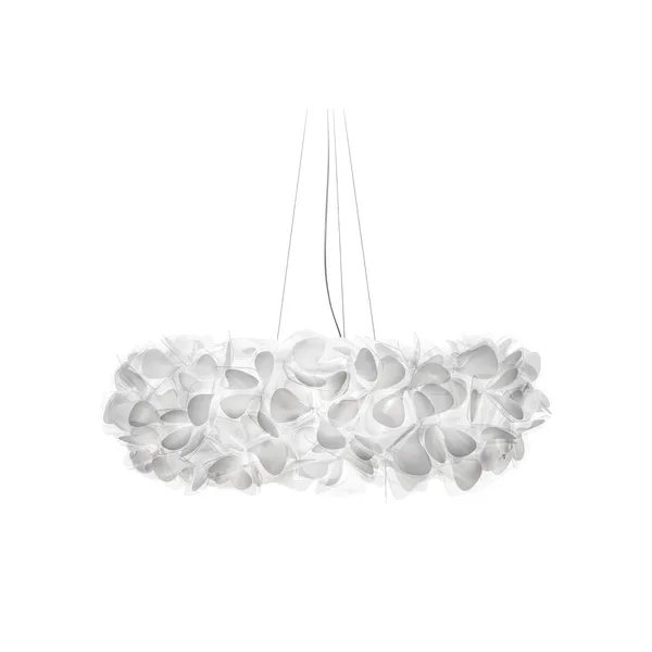 Clizia Mama Non Mama Pendant Large White/ Transparent Wire