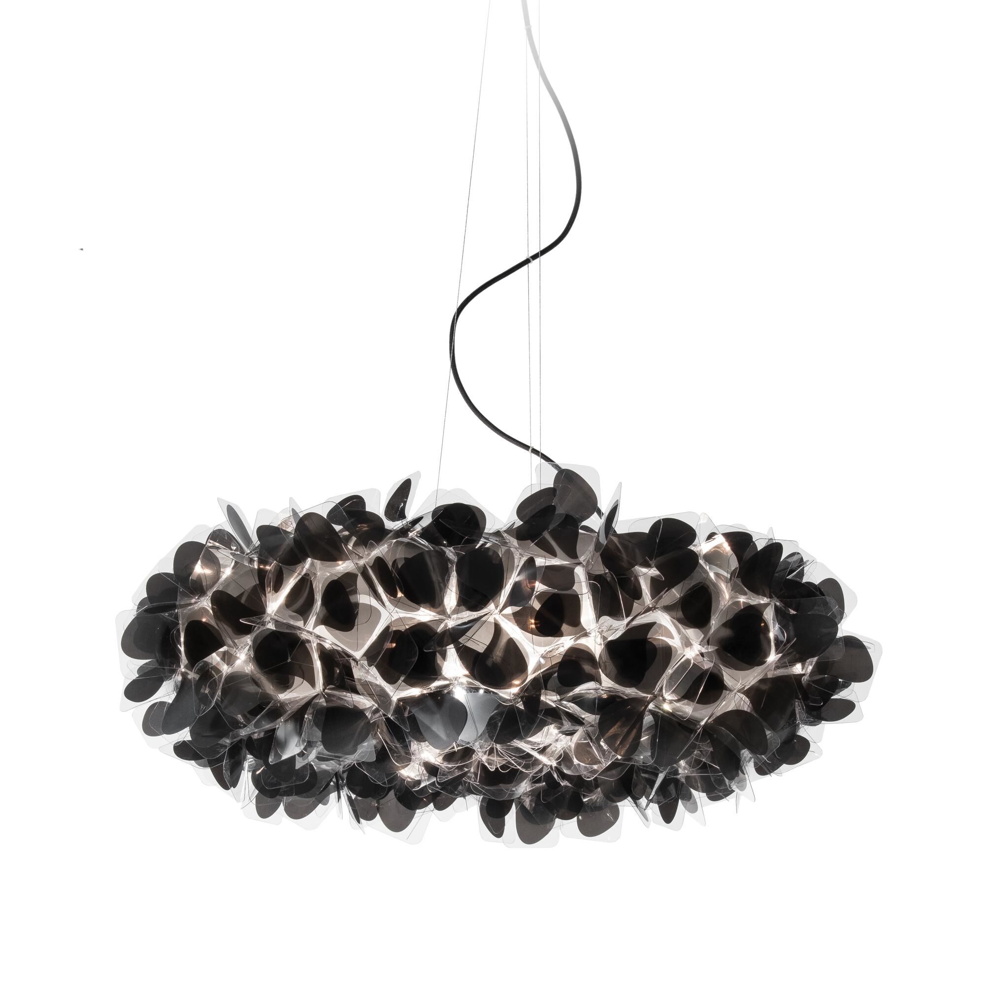 Clizia Mama Non Mama Pendant Large Black/ Black Wire