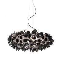 Clizia Mama Non Mama Pendant Large Black/ Black Wire