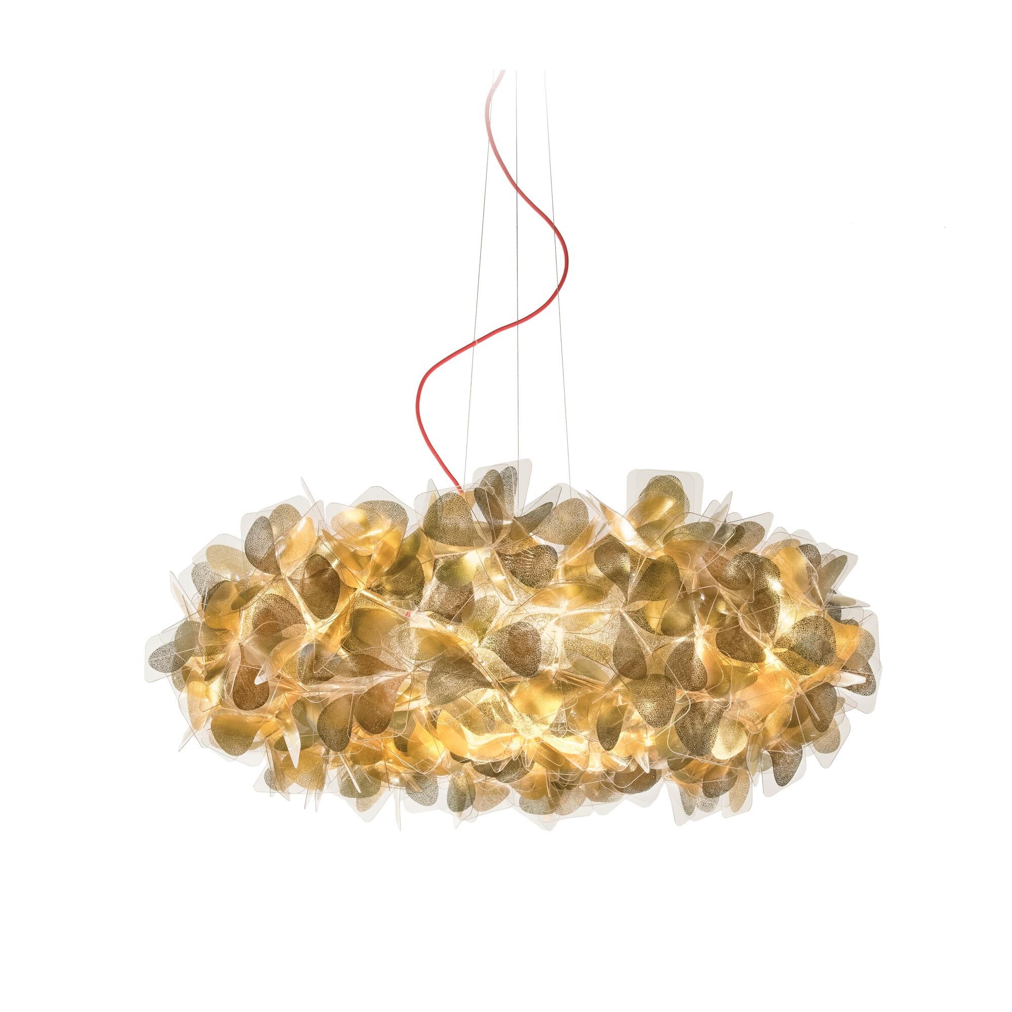 Clizia Mama Non Mama Pendel Stor Guld/Rd Wire