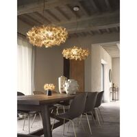 Clizia Mama Non Mama Pendant Large Gold/ Red Wire