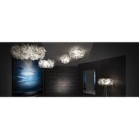 Clizia Wall/ Ceiling Light Large Fumè