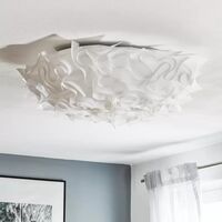 Clizia Wand-/ Plafondlamp Groot Wit