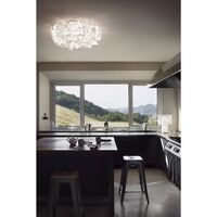 Clizia Wall/ Ceiling Light Medium White