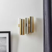 La Lollo Wandlamp Pewter/ Wit