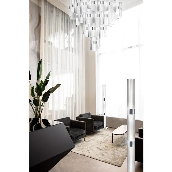 La Lollo Gulvlampe Prisma/Sølv