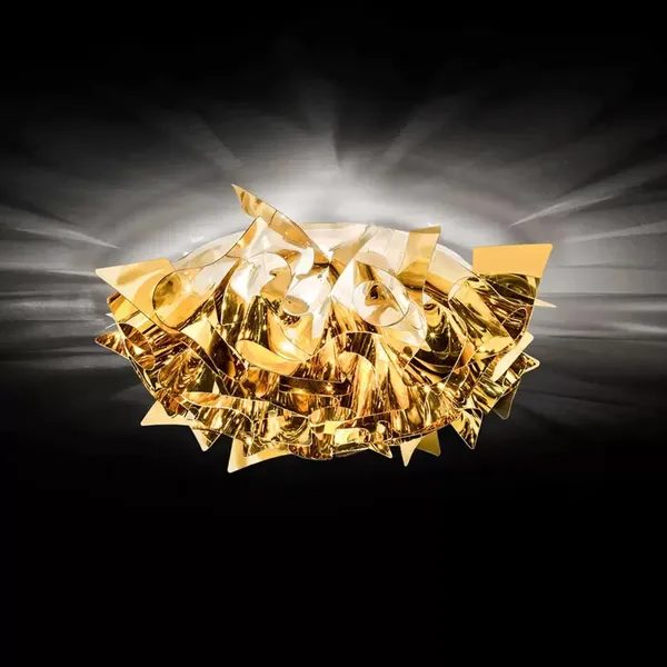 Veli Wall/ Ceiling Light Medium Gold