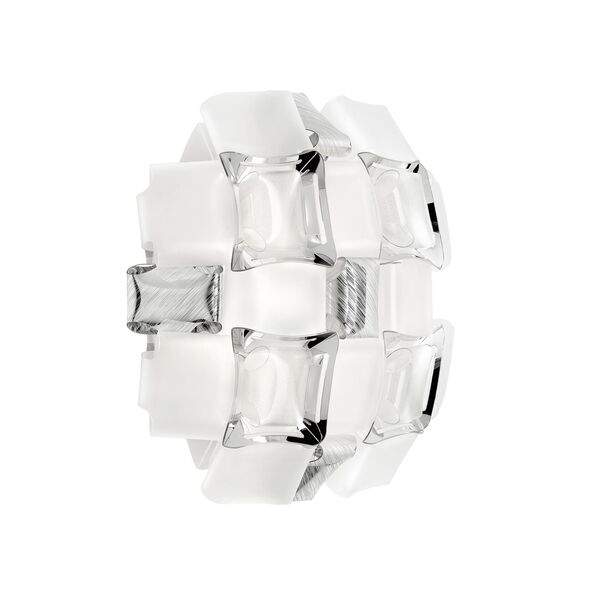 Mida Wall Lamp White/ Silver