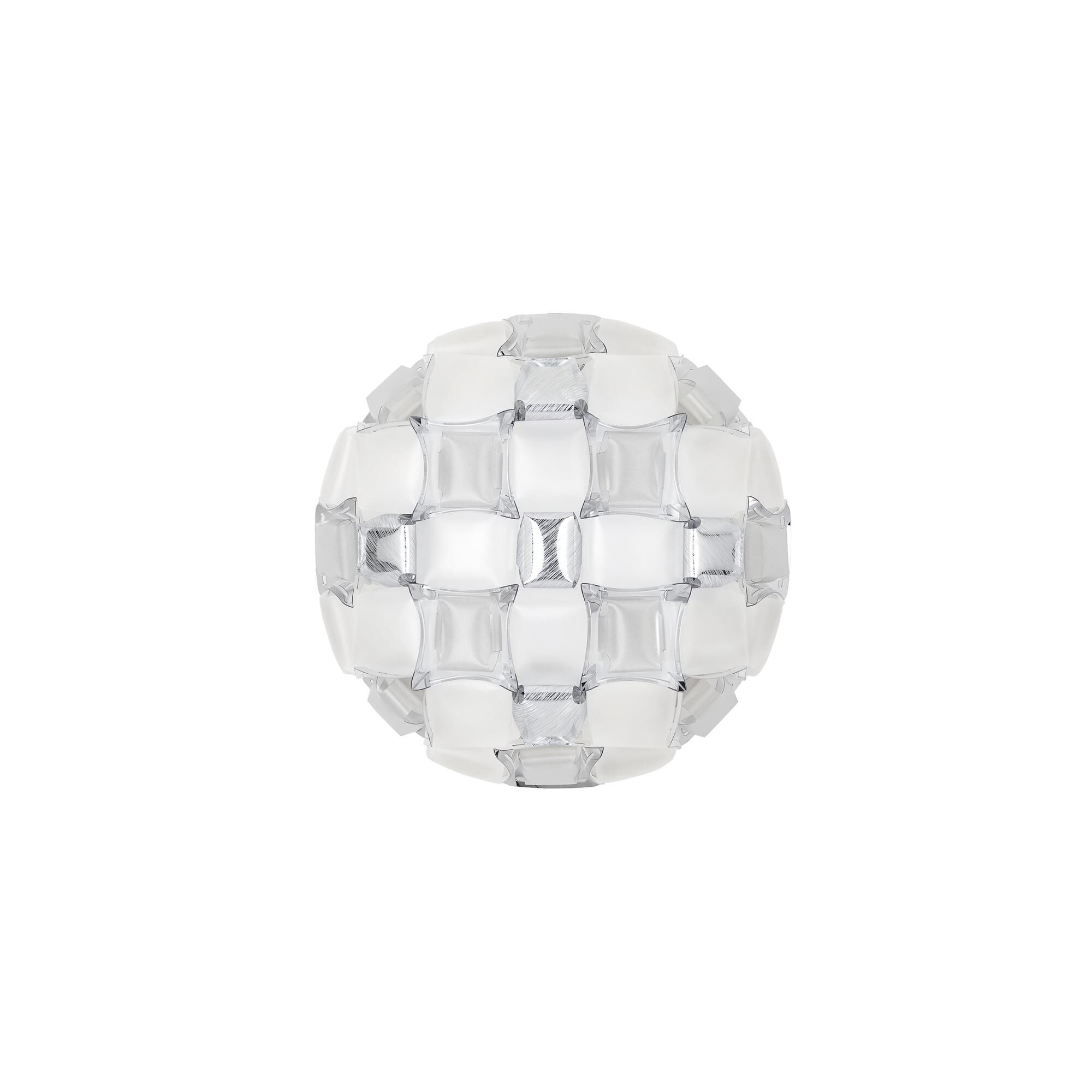 Mida Applique/Plafonnier Medium Blanc/Argent